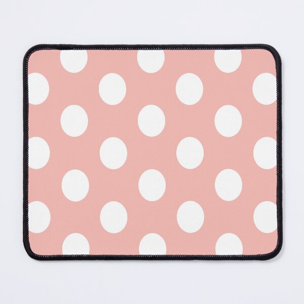 Item preview, Large WHITE and BABY PINK POLKA DOTS designed and sold by RachelMacht.