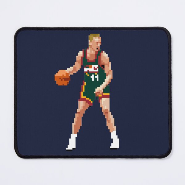 Item preview, Detlef Schrempf Pixel Dribble Qiangy designed and sold by qiangdade.