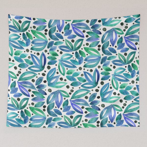 Item preview, Bold Blooms - Blue designed and sold by Marie Funseth.