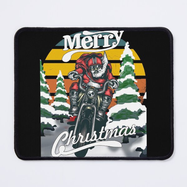 Item preview, Biker Santa, Merry Christmas designed and sold by Verdant Rose Studio.