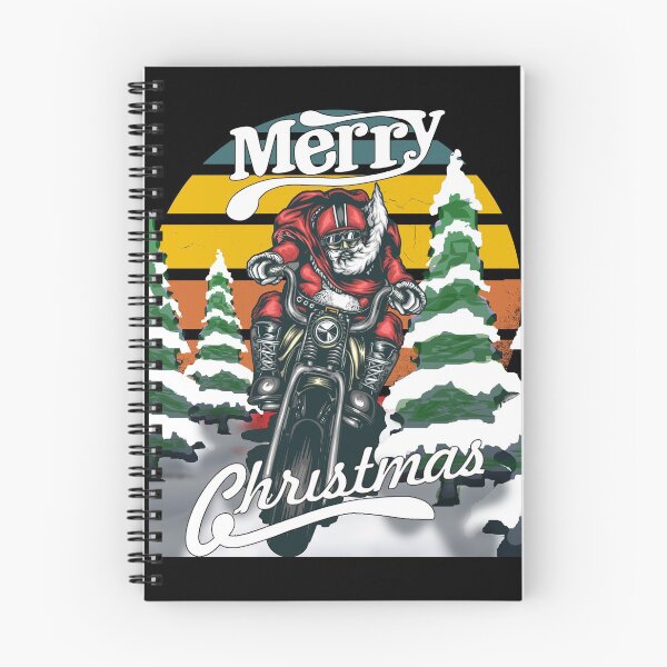 Item preview, Biker Santa, Merry Christmas designed and sold by Verdant Rose Studio.