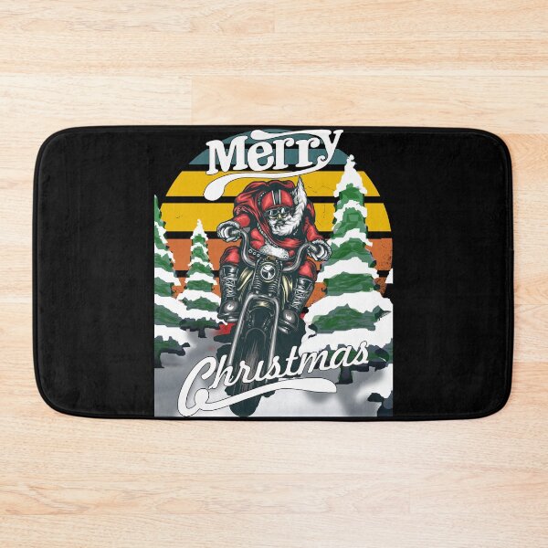 Item preview, Biker Santa, Merry Christmas designed and sold by Verdant Rose Studio.