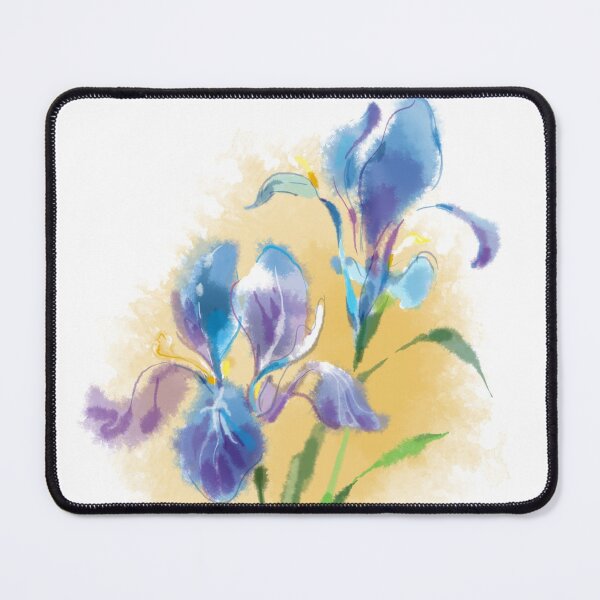 Item preview, Iris flowers watercolor designed and sold by fairytaleprints.