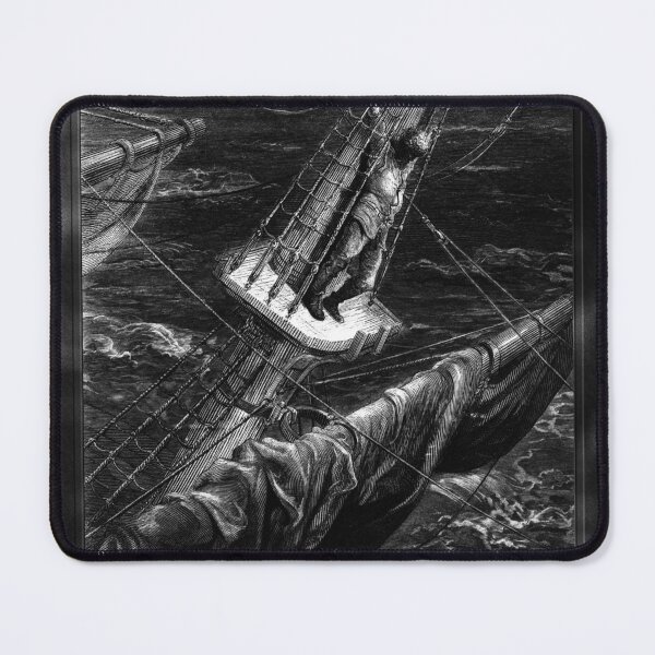 I Had Done a Hellish Thing by Gustave Dore Classical Art Xzendor7 Old Masters Reproductions Mouse Pad