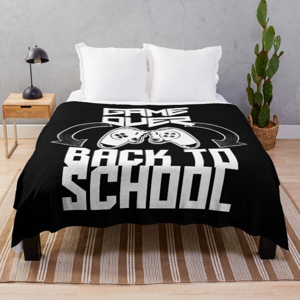Item preview, Game Over Back To School - Funny Gaming Black designed and sold by Re Ka.