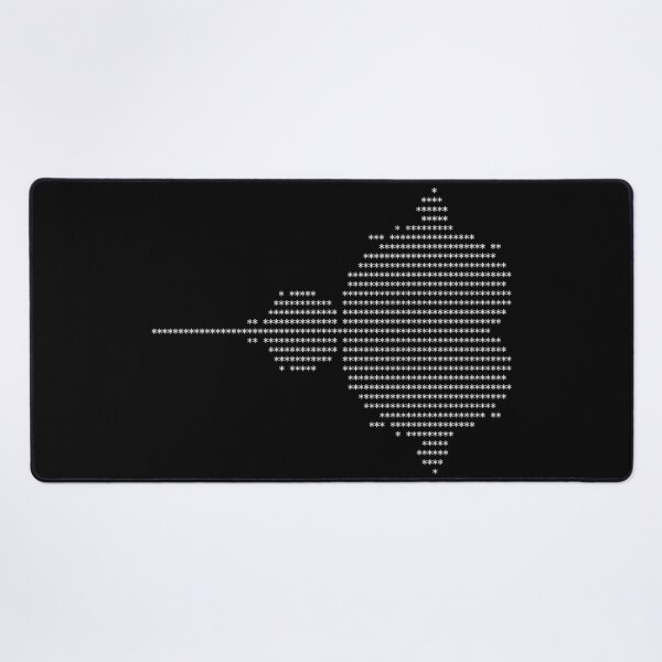 SKY DOT ascii computer cat bunny animal drawing mouse pad Mousepad - SKY  DOT 