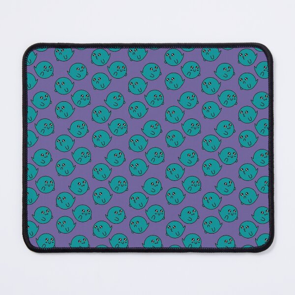 Item preview, Teal and Purple Ghost Pattern designed and sold by Jelly Turnip.