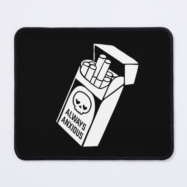 Item preview, Pastel goth Always Anxious Cigarette carton with Cute Skull designed and sold by SpreadForSatan.
