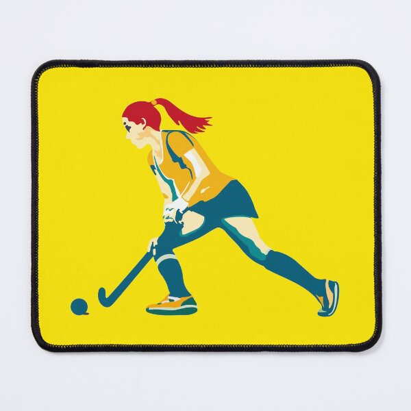 Item preview, Hockey girl yellow designed and sold by hookfreaks.