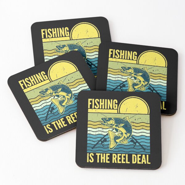 Item preview, Fishing Is The Reel Deal Vintage Sunset designed and sold by SUNarea.