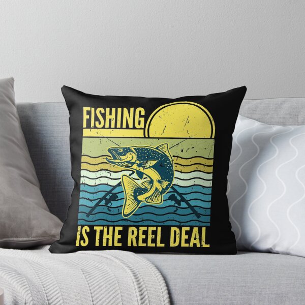Item preview, Fishing Is The Reel Deal Vintage Sunset designed and sold by SUNarea.