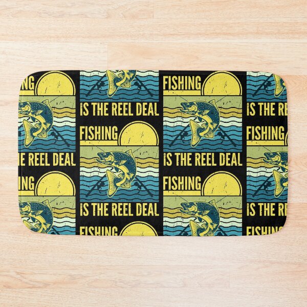 Item preview, Fishing Is The Reel Deal Vintage Sunset designed and sold by SUNarea.