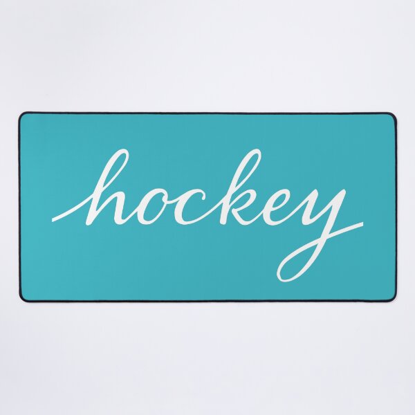 Item preview, Hockey lettering turquoise designed and sold by hookfreaks.