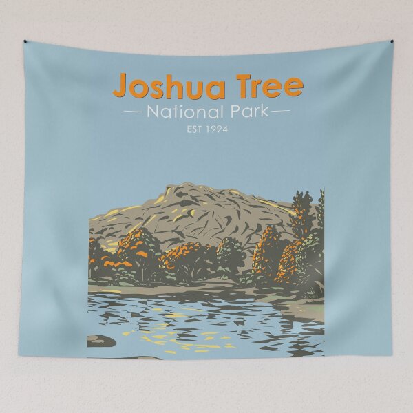 Item preview, Joshua Tree National Park Barker Dam California Vintage designed and sold by KrisSidDesigns.