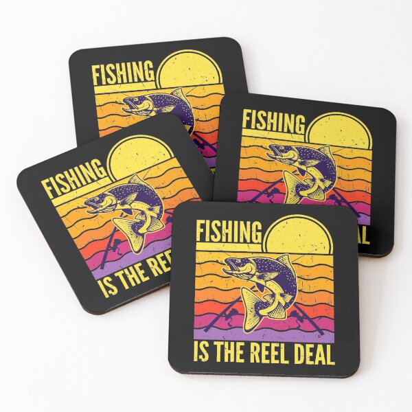 Item preview, Fishing Is The Reel Deal Retro Sunset designed and sold by SUNarea.
