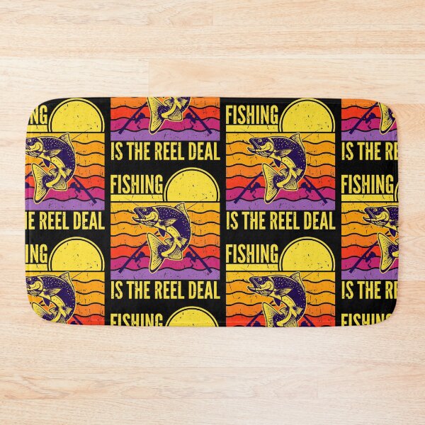 Item preview, Fishing Is The Reel Deal Retro Sunset designed and sold by SUNarea.