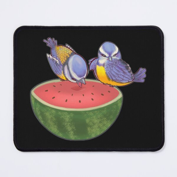 Item preview, bird eating watermelon designed and sold by cpilustra7-.