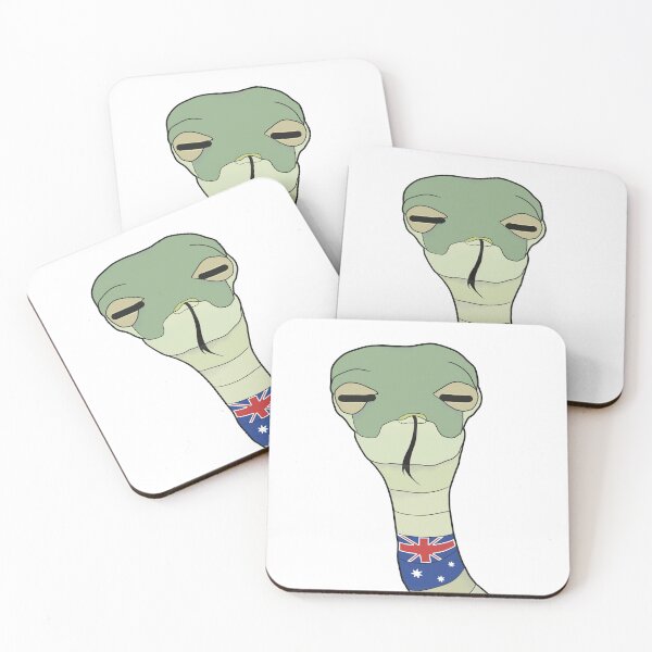 Item preview, Australian Pride Baked Snake Flag - Funny Australian Nation designed and sold by ViewerEqualsPhoton.