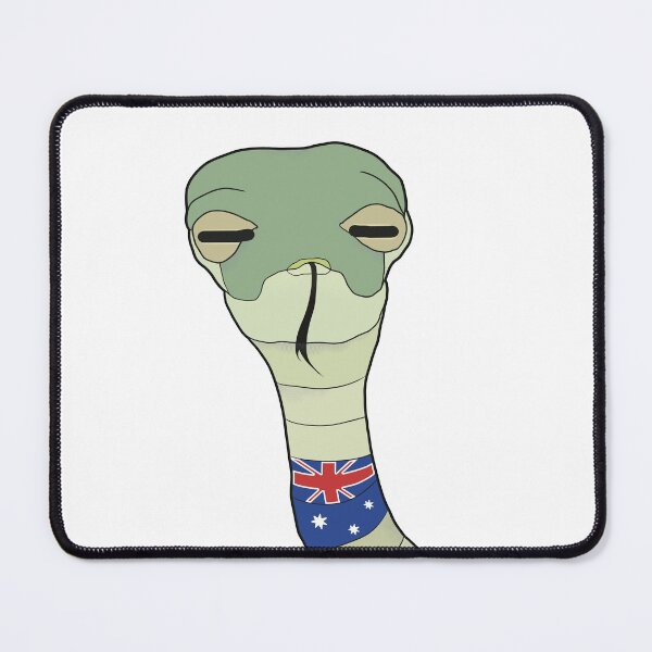 Item preview, Australian Pride Baked Snake Flag - Funny Australian Nation designed and sold by ViewerEqualsPhoton.