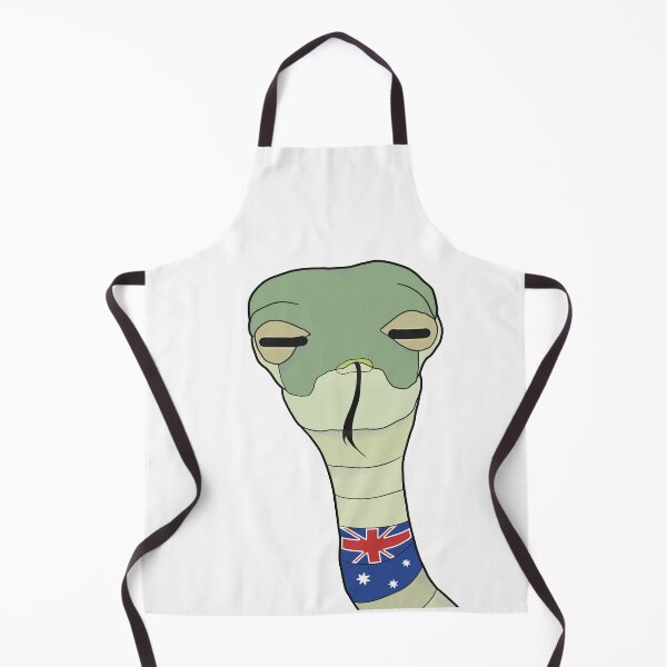 Item preview, Australian Pride Baked Snake Flag - Funny Australian Nation designed and sold by ViewerEqualsPhoton.