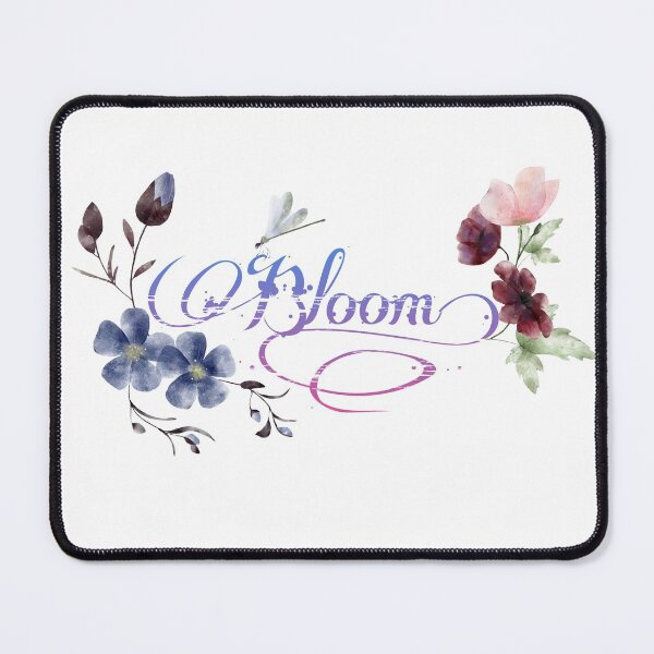 Item preview, Floral print with phrase, Bloom Floral Print designed and sold by PyriteDesigns.