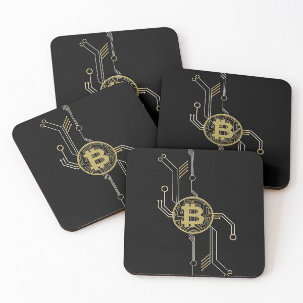 Item preview, Bitcoin circuit blockchain, Electronic chip, cryptocurrency, electronic designed and sold by Harshler-Art.