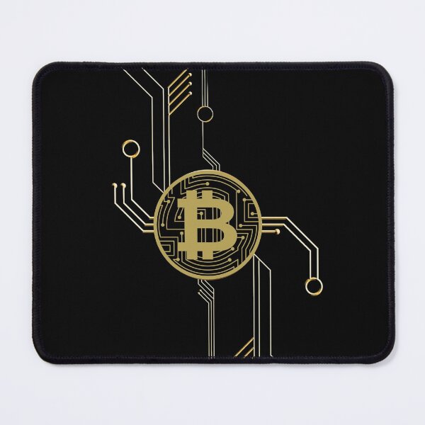 Item preview, Bitcoin circuit blockchain, Electronic chip, cryptocurrency, electronic designed and sold by Harshler-Art.