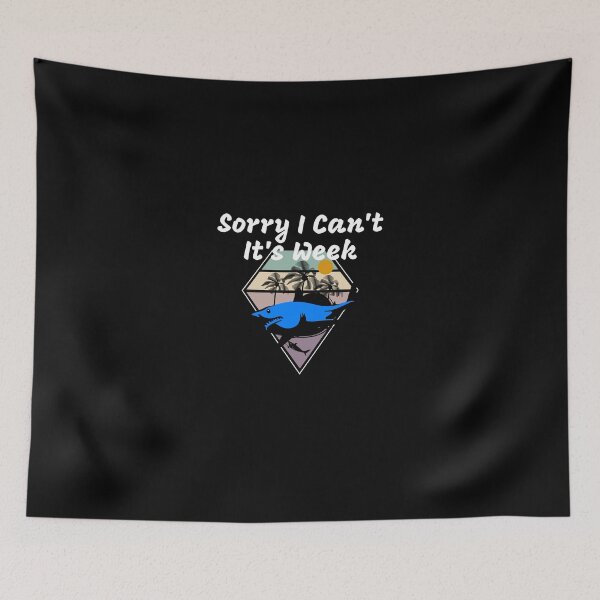 Item preview, Sorry I Can't It's Week Funny Shark Retro Tshirt Gift Idea For Your Best Friend designed and sold by medbdj.