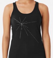 Voyager Spacecraft Golden Record - Pulsar Map - White Women's Tank Top