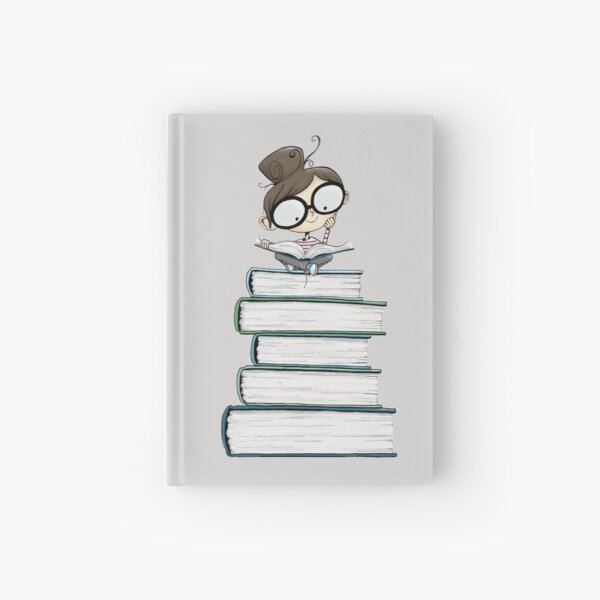 Itty Bitty Book Lover  Hardcover Journal