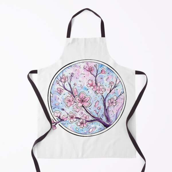 Item preview, Sakura ~ Botanical illustration flowers in circle designed and sold by DeidraLissa.