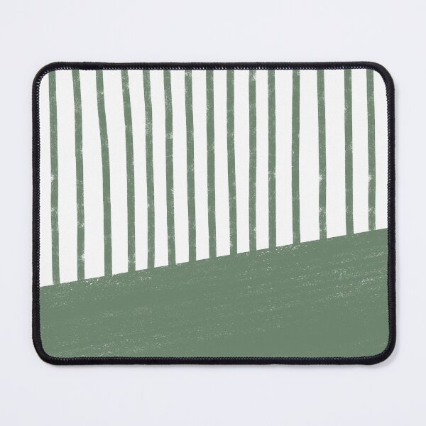 Item preview, Handmade Stripe Block Pattern (sage green/white) designed and sold by Design Minds Boutique.