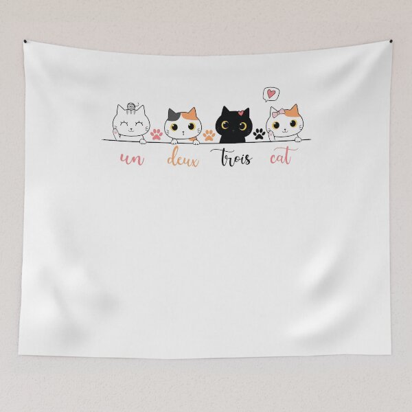 Item preview, Un Deux Trois Cat - Funny Cat Gift designed and sold by IyadBro.