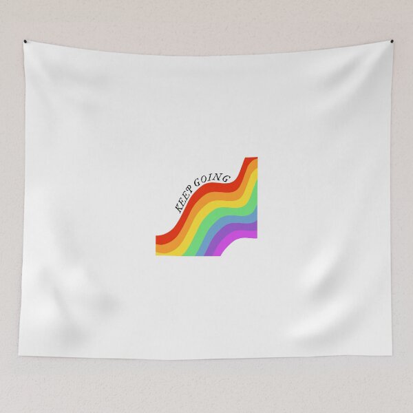 Item preview, Positivity Rainbow Keep Going Design designed and sold by jeminamarina.