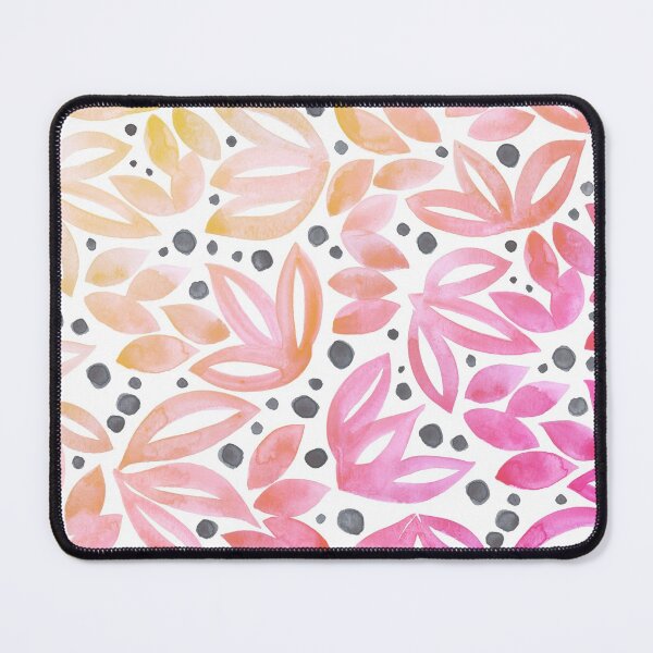 Item preview, Bold Blooms - Yellow Pink Gradient designed and sold by Marie Funseth.
