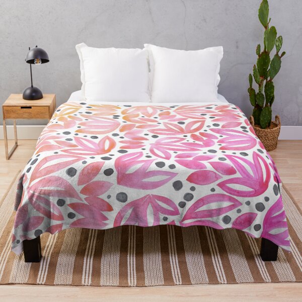 Item preview, Bold Blooms - Yellow Pink Gradient designed and sold by Marie Funseth.