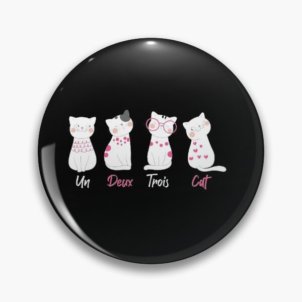 Item preview, Un Deux Trois Cat - Funny Cat Gift designed and sold by Blaacklight.