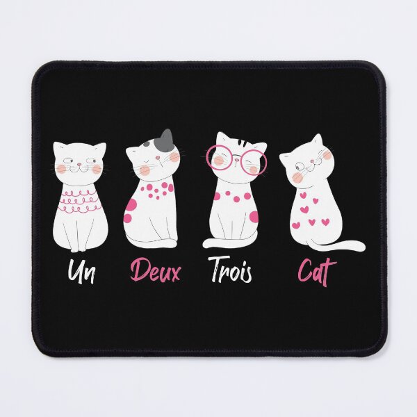 Item preview, Un Deux Trois Cat - Funny Cat Gift designed and sold by Blaacklight.