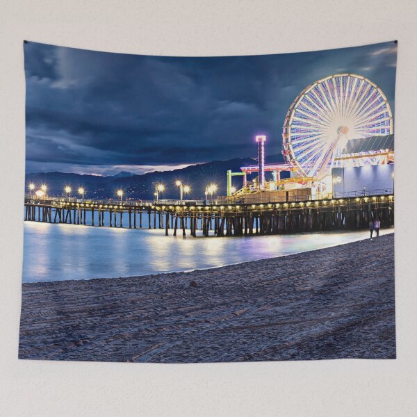 Item preview, Santa Monica Beach Stormy Cloudy Day designed and sold by Piper-Deals.