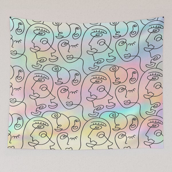 Item preview, Tie Dye Faces designed and sold by kawaiistudio.
