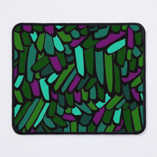 Item preview, Fantastical Purple and Green Abstract Collage designed and sold by Korroby.