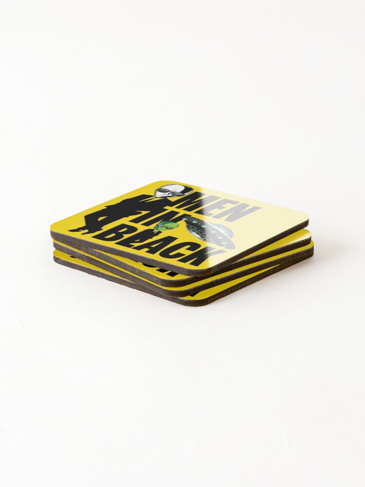Thumbnail 4 of 5, Coasters (Set of 4), Men In Black designed and sold by RIGHTCHUS.