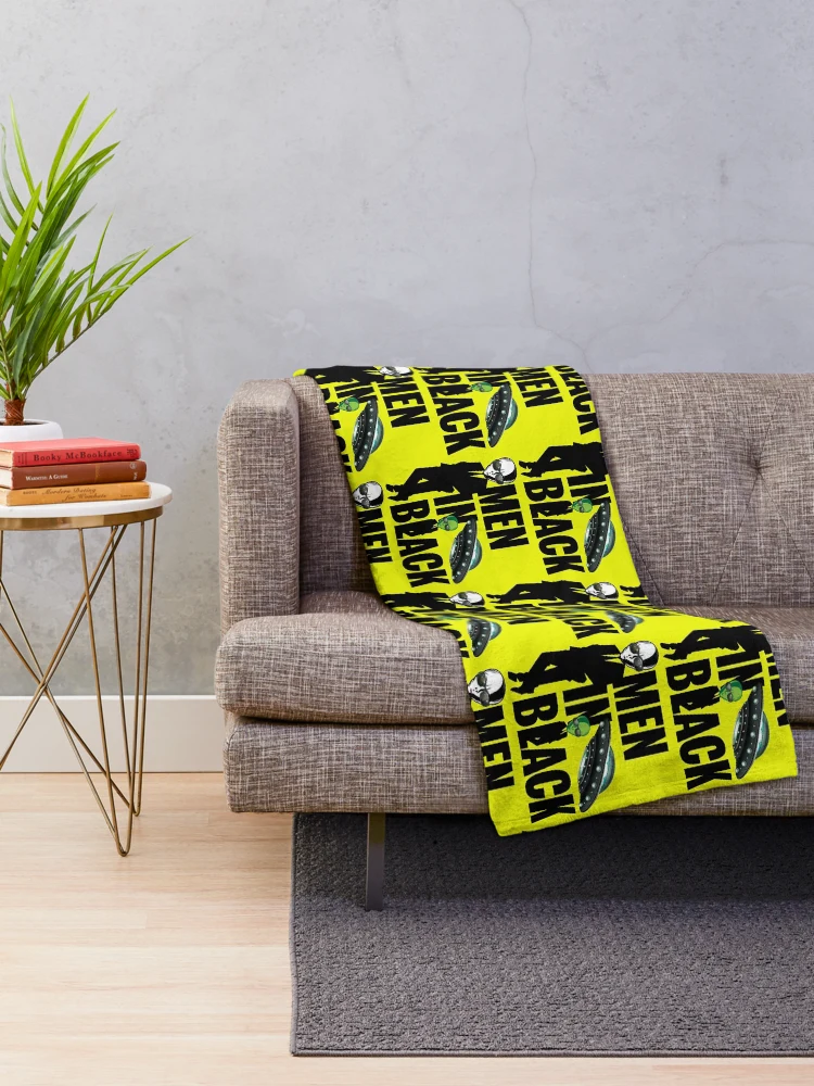 Thumbnail 2 of 6, Throw Blanket, Men In Black designed and sold by RIGHTCHUS.