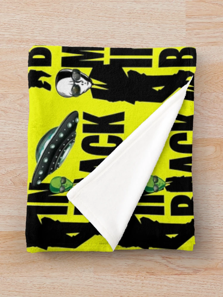 Thumbnail 3 of 6, Throw Blanket, Men In Black designed and sold by RIGHTCHUS.