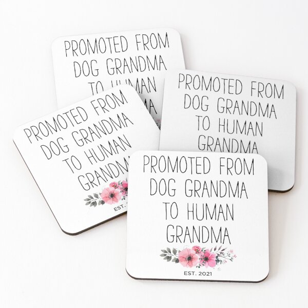 Item preview, Personalized New Grandma Gifts - Promoted From Dog Grandma To Human Grandma - Baby Announcement Gift For Grandma designed and sold by SuchGiftsCo.