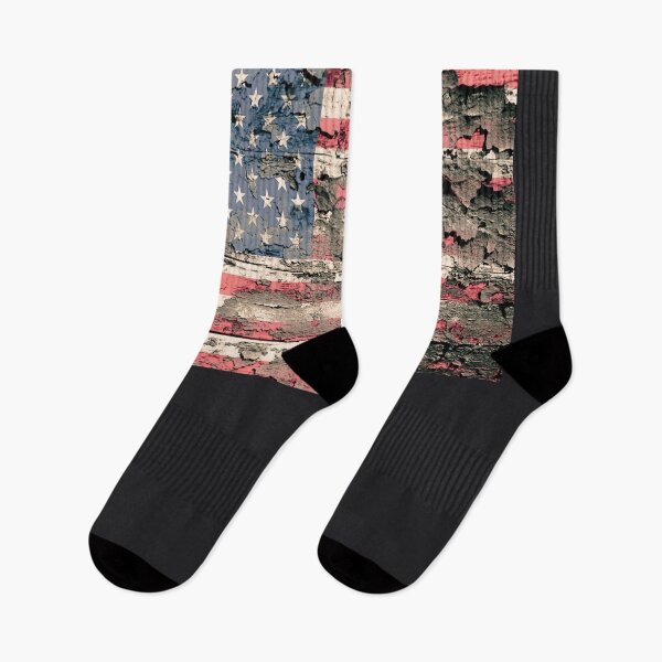 Item preview, Worn American Flag designed and sold by Zeldastar.