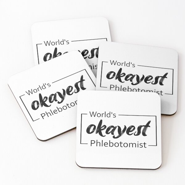Item preview, World's Okayest Phlebotomist designed and sold by TiltedBearDsign.