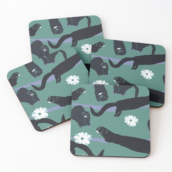 Item preview, Mink teal vectorial designed and sold by EskTuulispaa.
