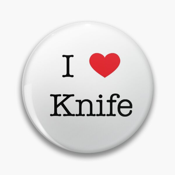 Item preview, Knife sticker Multipack ILOVE KNIFE designed and sold by WHERESMYNAMEGO.