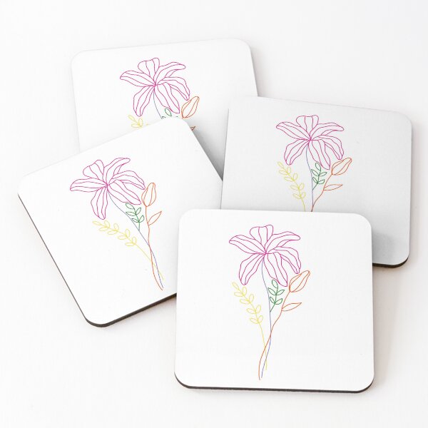 Item preview, Flower outline designed and sold by AngelicasArtBox.